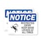 Signmission Restricted Entry Keep Door Locked Sign, Vinyl Decal, 10in W x 7in L, 2PK OS-2PACK-NS-D-710-L-18090 - alternate 1